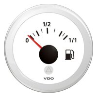 VDO VL Kraftstoff-Anzeige, 0-1/1. wei&szlig;