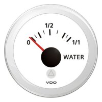 VDO VL Frischwasser-Anzeige, resitiv, weiß