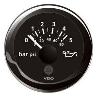 VDO VL Motoröldruck Anzeige, 5 bar, schwarz