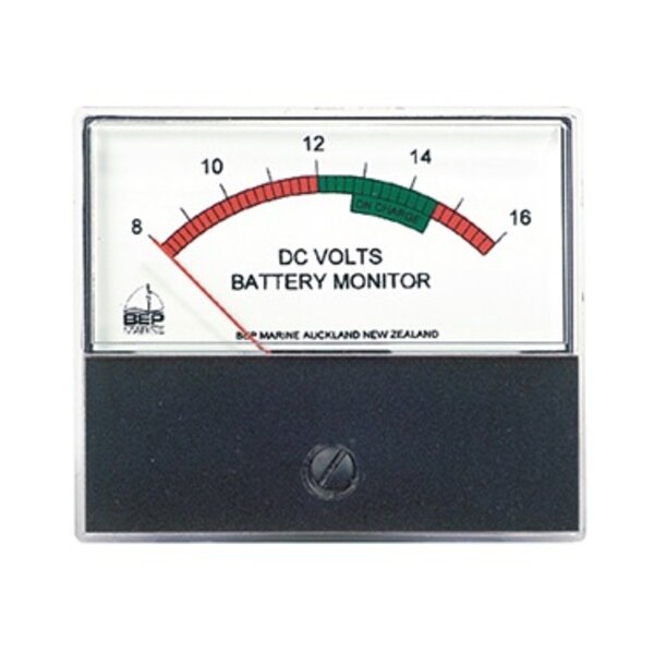 BEP Analoges DC Voltmeter 8-16V