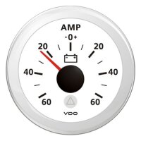 VDO VL Amperemeter -60/+60A, wei&szlig;