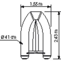 Plastimo Plastimo Infl Tender Mx-240 Fold