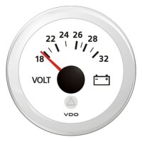 VDO VL Voltmeter 18-32V, wei&szlig;