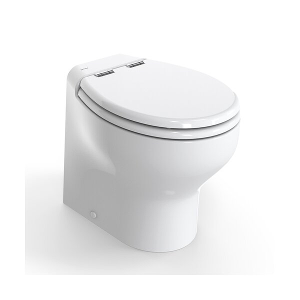 Tecma Silence Plus 2G Toilette 12V mit Bidetfunkrtion weiss stabiler Deckel