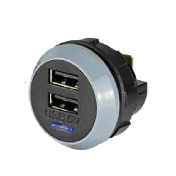 Philippi USD GW USB Einbau-Doppel-Ladesteckdose