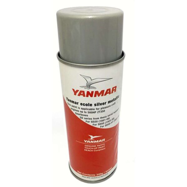 Yanmar Motorfarbe Silbermetallic grau - Spray 444 ml