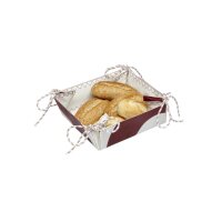 Brotkorb Bread Basket Weiß/Rot