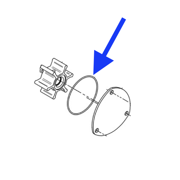 Solé O-Ring Deckel Wasserpumpe