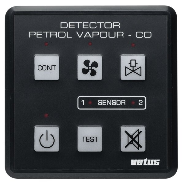 Vetus Gasdetektor mit 1 Sensor 12/24V